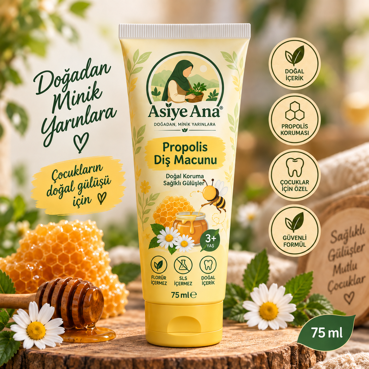 ASİYE ANA™ Propolis Diş Macunu