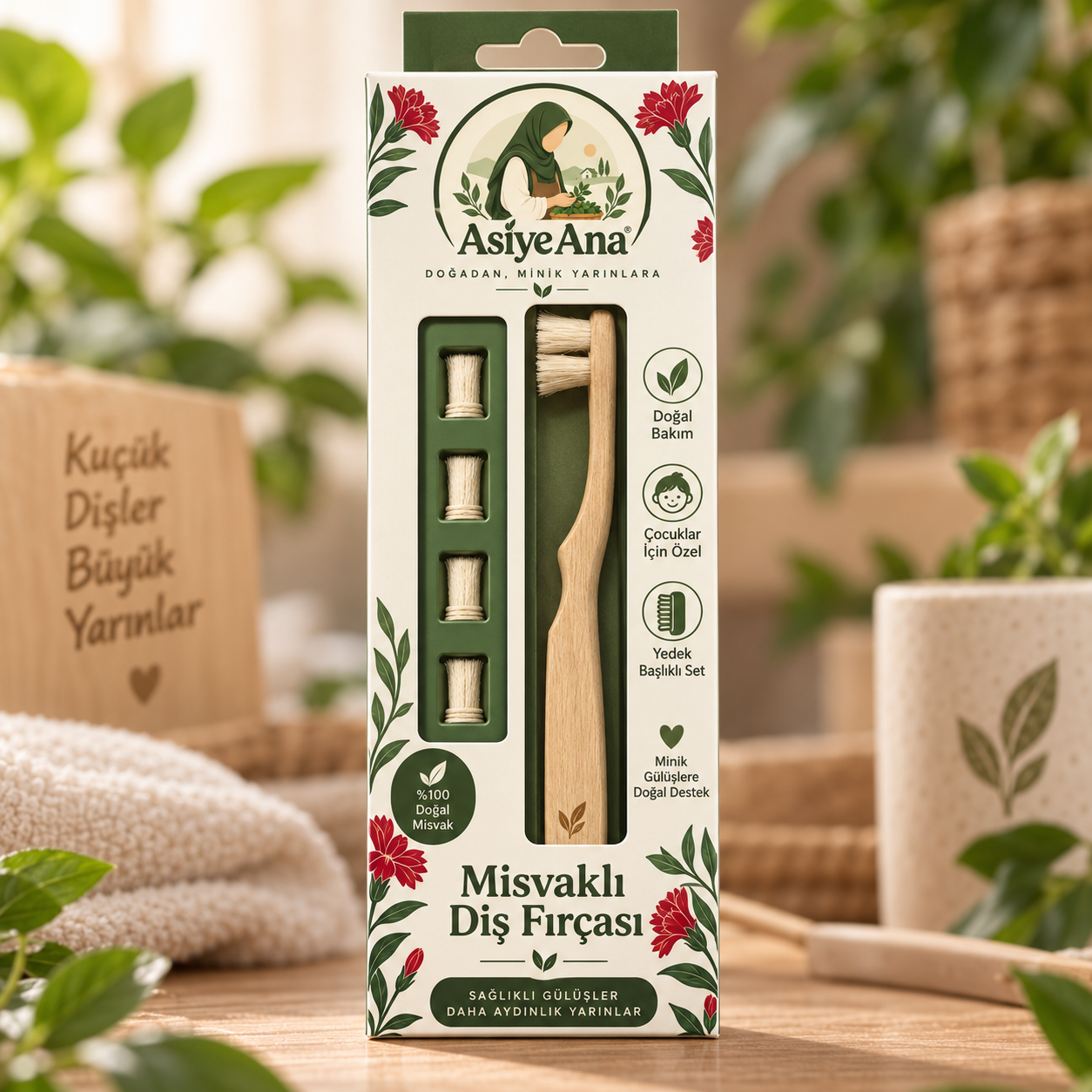 ASİYE ANADAN™ Misvaklı Çocuk Diş Fırçası